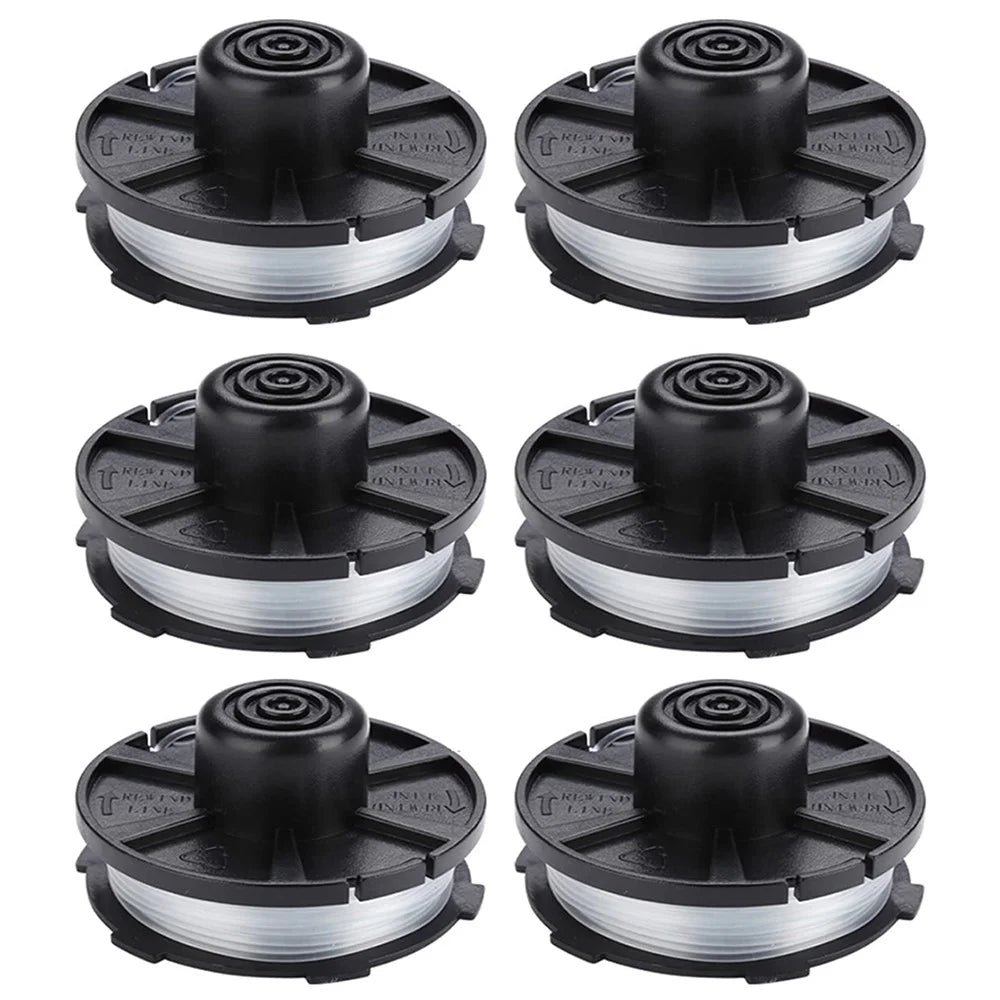 6PCS For Makita Lawn Mower 196146-9 / 195858-1 Spool Wire Reel Replacement Part - 1