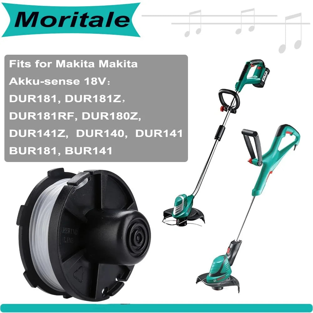 6PCS For Makita Lawn Mower 196146-9 / 195858-1 Spool Wire Reel Replacement Part - 6