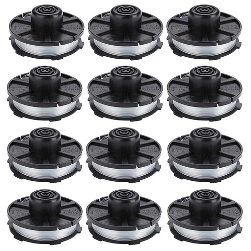 12Pcs Lawn Mower Spool for Makita Akkusense Replacement Wire Reel, 196146-9 / 195858-1 - 1