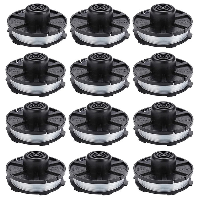 12Pcs Lawn Mower Spool for Makita Akkusense Replacement Wire Reel, 196146-9 / 195858-1 - 1