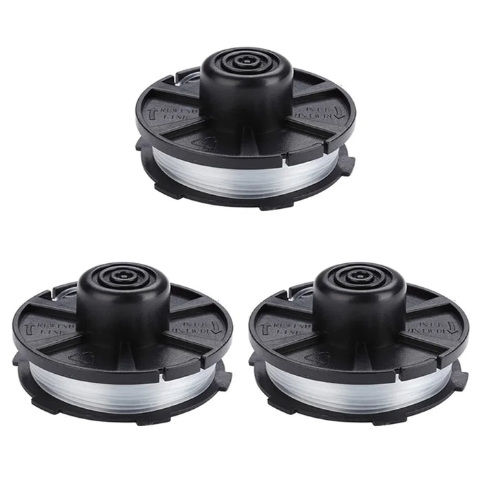3Pcs For Makita Akkusense Lawn Mower Spool Wire Reel Replacement Part, 196146-9 / 195858-1 - 1