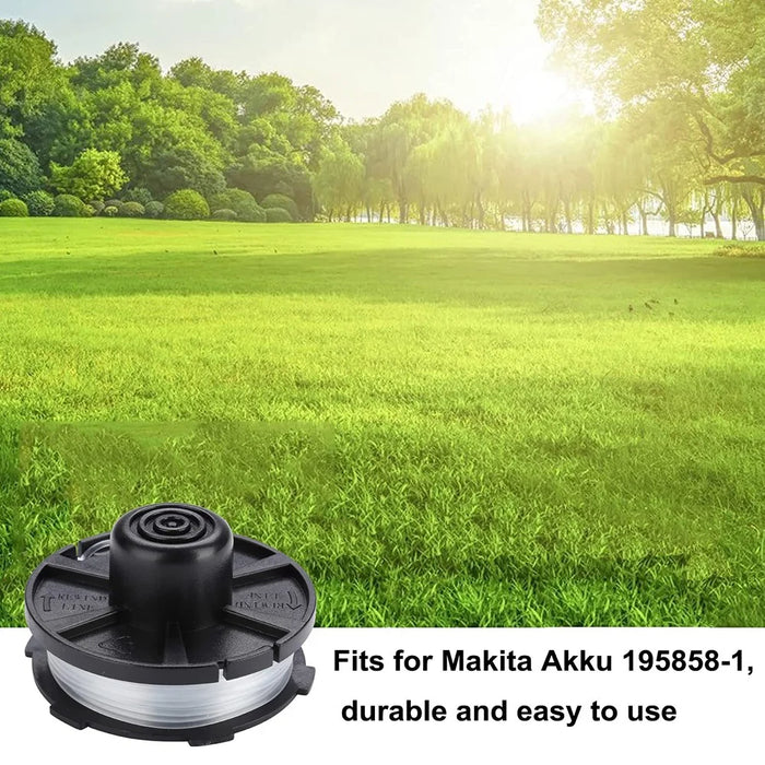 3Pcs For Makita Akkusense Lawn Mower Spool Wire Reel Replacement Part, 196146-9 / 195858-1 - 3