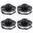 4Pcs For Makita Akkusense Lawn Mower Spool Replacement Wire Reel, 196146-9 / 195858-1 - 1