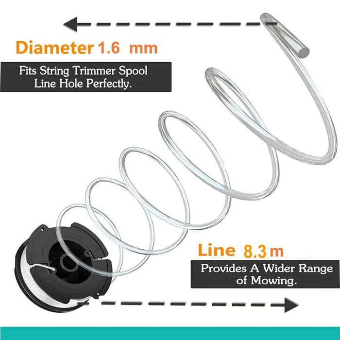 4Pcs For Makita Akkusense Lawn Mower Spool Replacement Wire Reel, 196146-9 / 195858-1 - 4