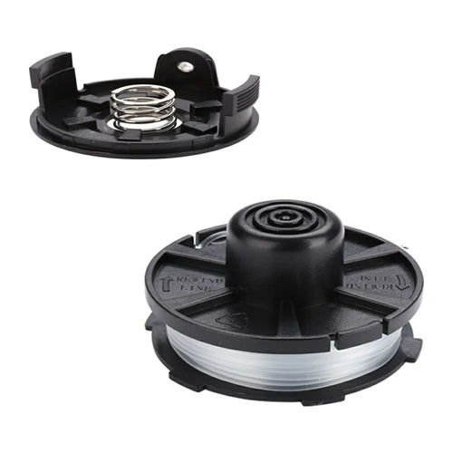 For Makita Akkusense DUR181Z / DUR181RF / DUR181 Lawn Mower 1 Spool Thread Reel+1 Spool Cap+1 Spring - 1