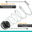 For Makita Akkusense DUR181Z / DUR181RF / DUR181 Lawn Mower 1 Spool Thread Reel+1 Spool Cap+1 Spring - 5