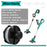 For Makita Akkusense DUR181Z / DUR181RF / DUR181 Lawn Mower 1 Spool Thread Reel+1 Spool Cap+1 Spring - 7