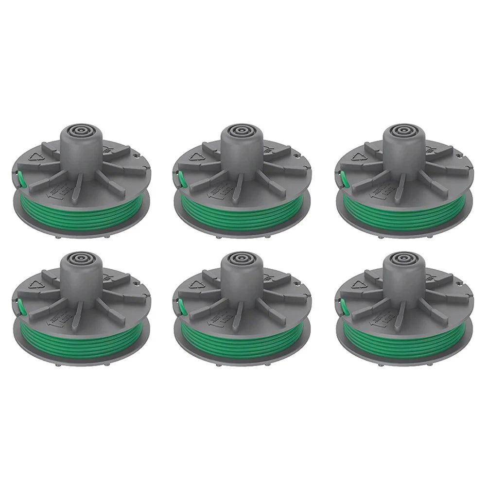 6Pcs For Gardena 5309-20 Lawn Mower Spools Replacement Part Grass Trimmer Wire Reels - 1