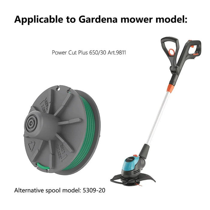 6Pcs For Gardena 5309-20 Lawn Mower Spools Replacement Part Grass Trimmer Wire Reels - 3