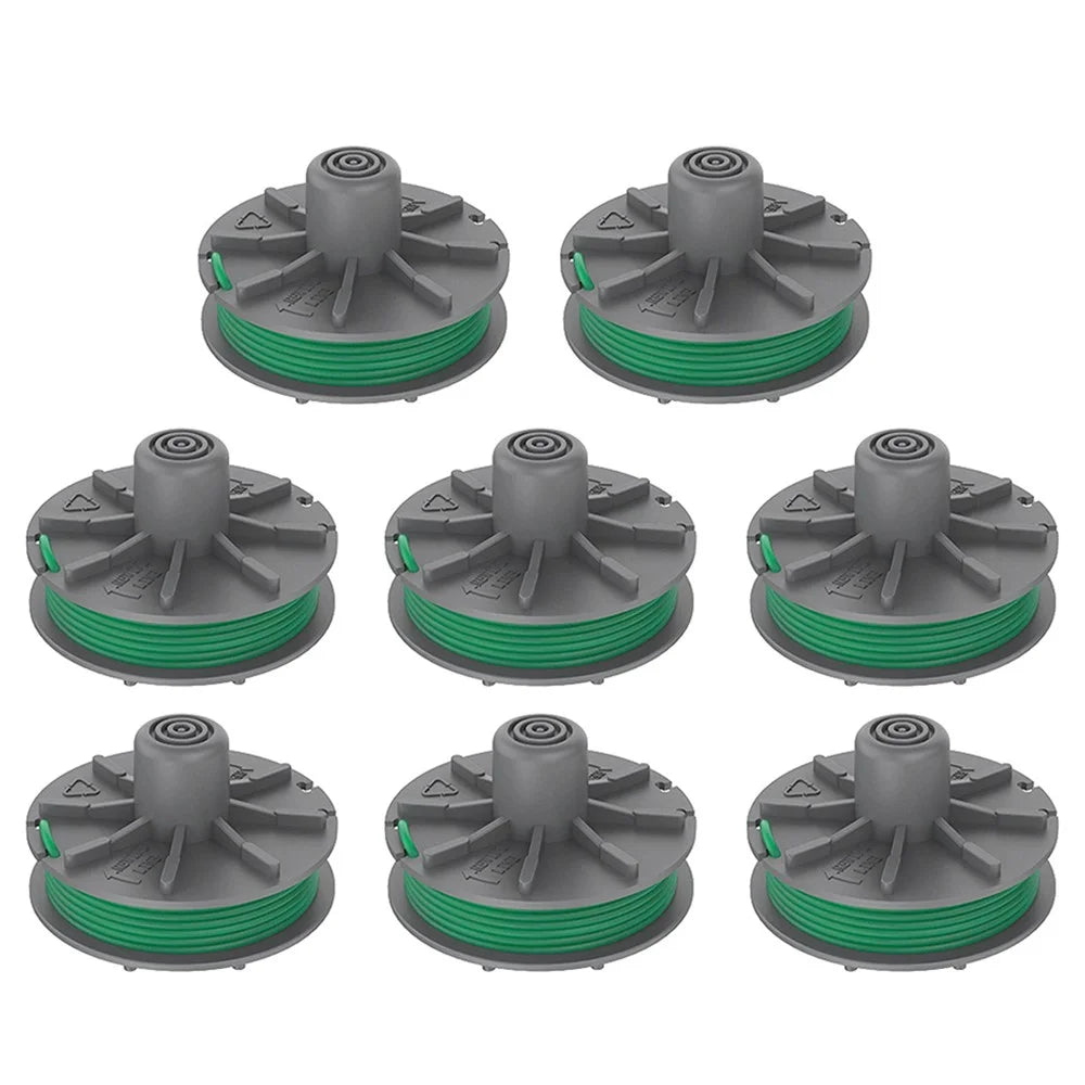 8Pcs For Gardena 5309-20 Lawn Mower Spools Grass Trimmer Wire Reels Replacement Part - 1
