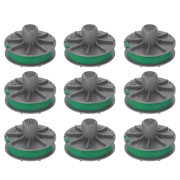 9Pcs 5309-20 Replacement Spools for Gardena Powercut Plus 650 / 30 Art.9811 Lawn Mower Wire Reels - 1