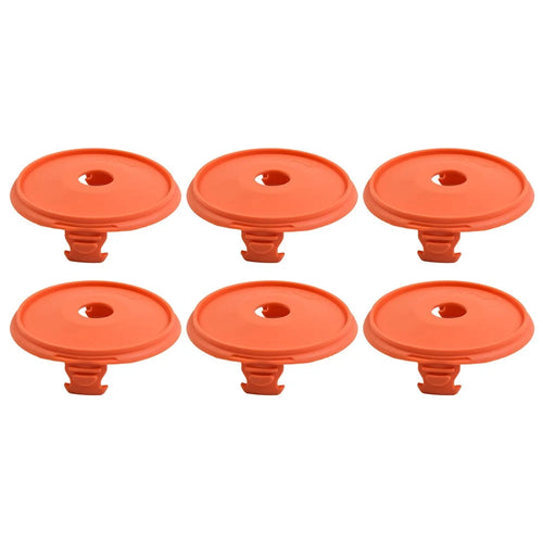 6Pcs 5344 ABS String Line Trimmer Cover Replacement Spool Cap Cover for Gardena Easycut 400 Art.8846 - 1