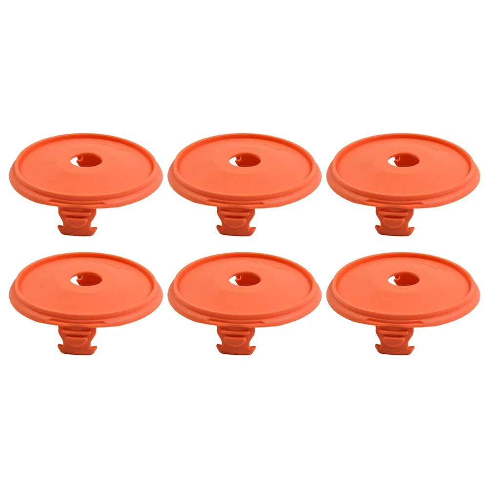 6Pcs 5344 ABS String Line Trimmer Cover Replacement Spool Cap Cover for Gardena Easycut 400 Art.8846 - 1