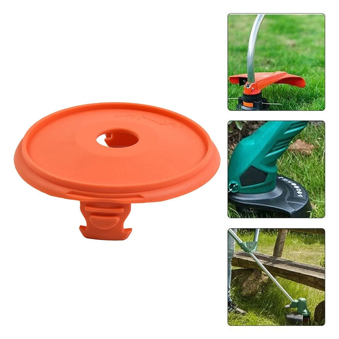 6Pcs 5344 ABS String Line Trimmer Cover Replacement Spool Cap Cover for Gardena Easycut 400 Art.8846 - 2