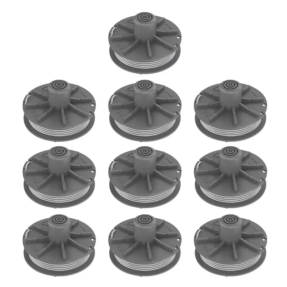 10Pcs Spools for Gardena 5307-20 Replacement Lawn Mower Wire Reels Parts - 1
