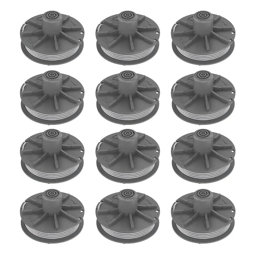 12Pcs 5307-20 Replacement Spools for Gardena Lawn Mower Wire Reels - 1