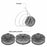 12Pcs 5307-20 Replacement Spools for Gardena Lawn Mower Wire Reels - 3