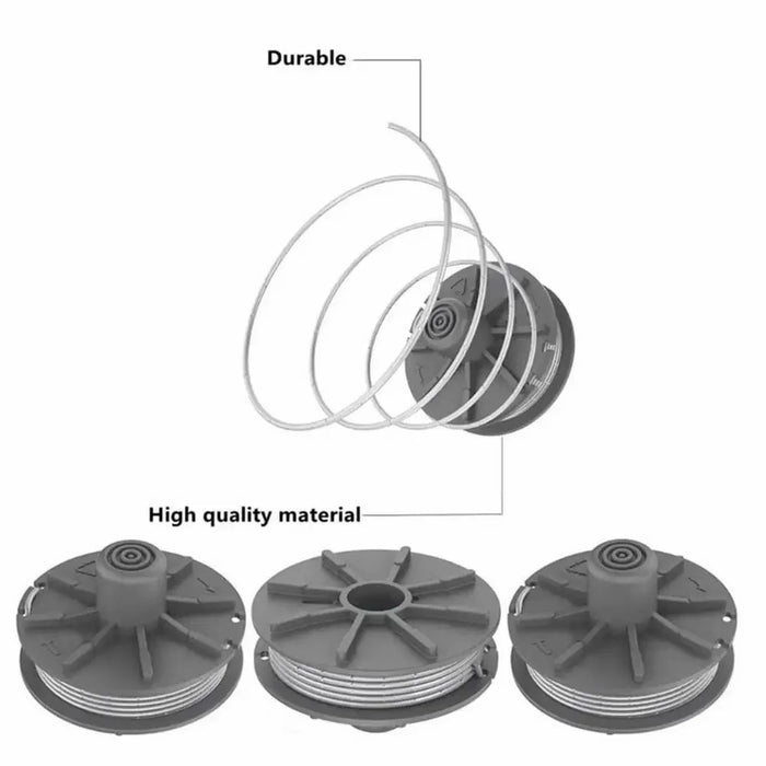 6Pcs 20FT 60x37mm 5307-20 Lawn Mower Trimmer Spool for Gardena Easycut 400 Art.8846 - 3