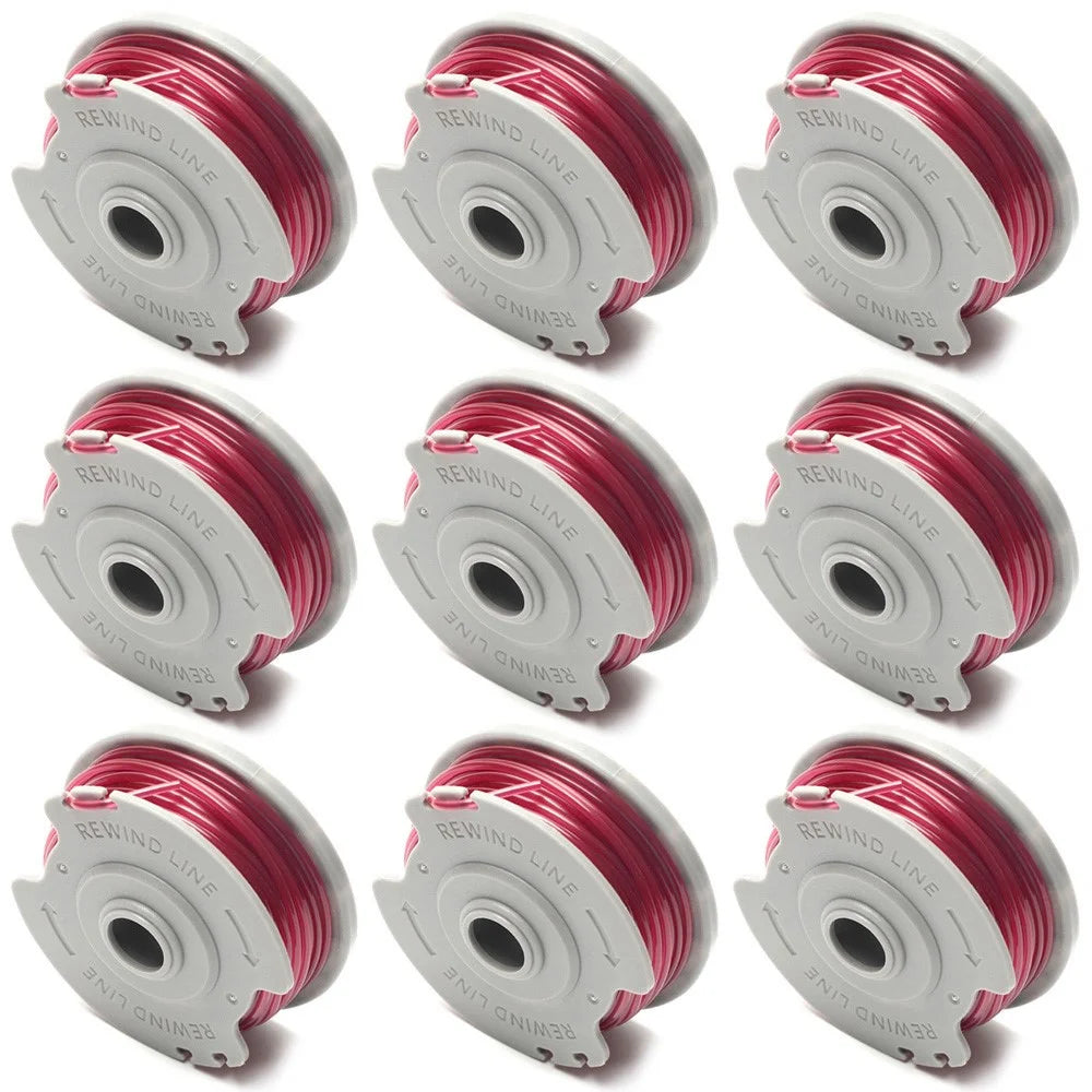 9Pcs 5306-20 Nylon Line Spool for GARDENA Lawn Mower Replacement Wire Reels - 1