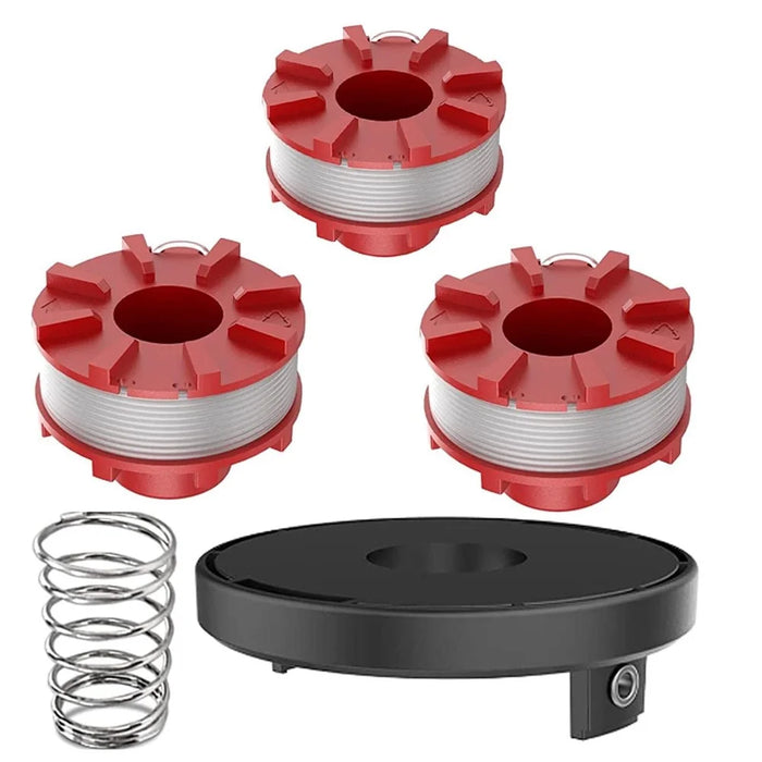 Lawn Mower Parts for Einhell CE-CT 36  /  30 Li E-Solo  /  Agillo 36  /  255 BL  /  Agillo 18  /  200 3 Spool + Cap + Spring - 1