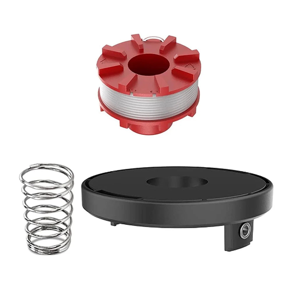 For Einhell CE-CT 36  /  30 Li E-Solo  /  Agillo 36  /  255 BL  /  Agillo 18  /  200 Lawn Mower Spool + Cap + Spring Set - 1