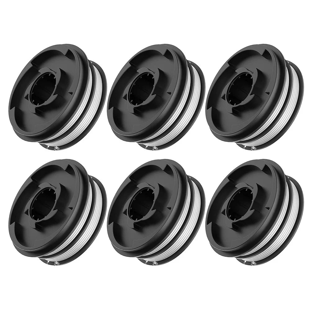 6PCS Replacement Spools for Einhell 3405685 (TLE-02) Lawn Mower Wire Reels - 1