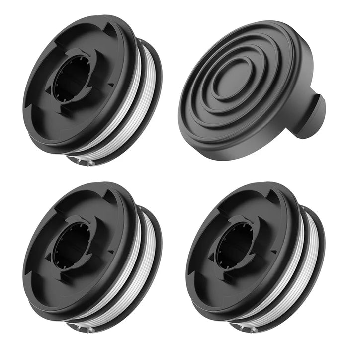 For Einhell RTV 400 / RTV 550 / RTV 550 / 1 Lawn Mower Replacement 3 Spool + 1 Cap, 3405685 / TLE-02-1 - 1
