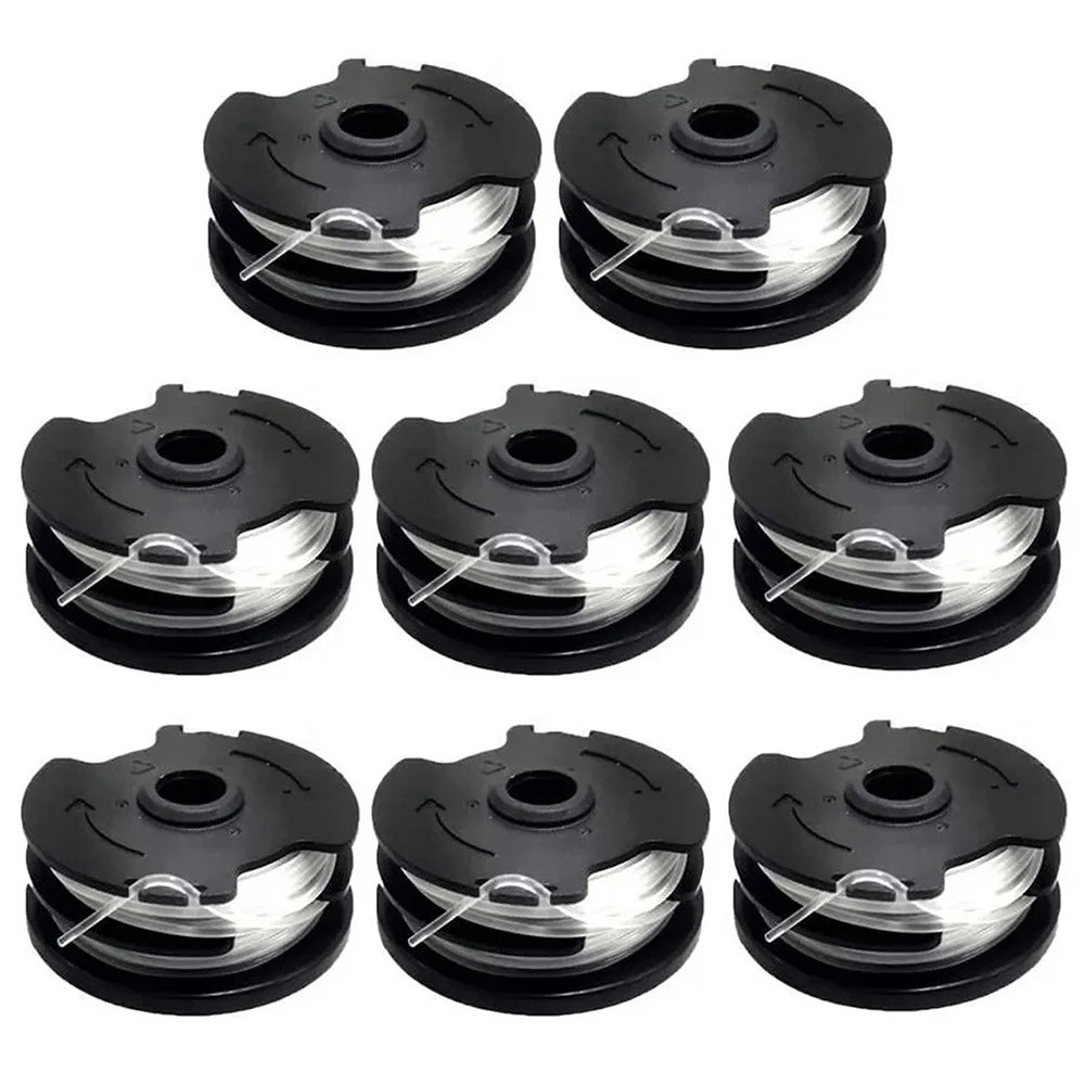 8Pcs For Parkside Lawn Mower Wire Reels Grass Trimmer Nylon Rope Spools, TLP-01 - 1