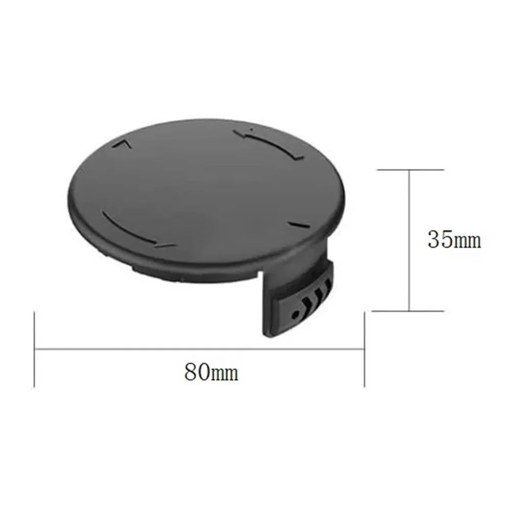 Set Of 3 ABS Plastic Spool Caps for Parkside Lawn Mower Replacement Part TLP-01-1 - 4