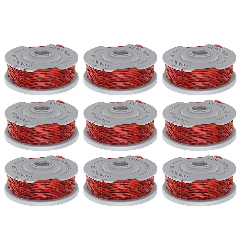 9Pcs Spools for Flymo Contour XT / Contour 500XT Wire Reels Lawn Mower Part, FLY047 510747890 - 1