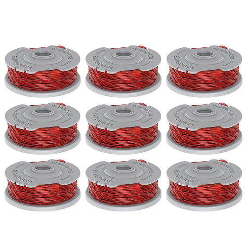 9Pcs Spools for Flymo Contour XT / Contour 500XT Wire Reels Lawn Mower Part, FLY047 510747890 - 1