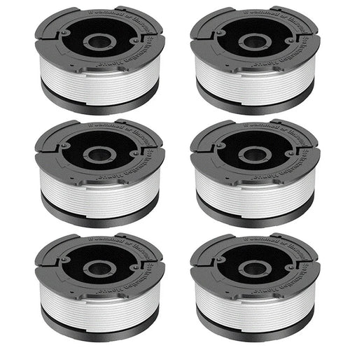 6Pcs For Black & Decker GH400 / GH500 / GH600 Wire Reels Lawn Mower Spools, AF-100-3ZP - 1