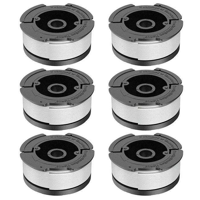 6Pcs For Black & Decker GH400 / GH500 / GH600 Wire Reels Lawn Mower Spools, AF-100-3ZP - 1