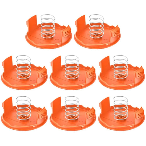 RC-100-P For Black & Decker NST1018  /  NST1118 8 Spool Cap + 8 Spring Lawn Mower Parts - 1