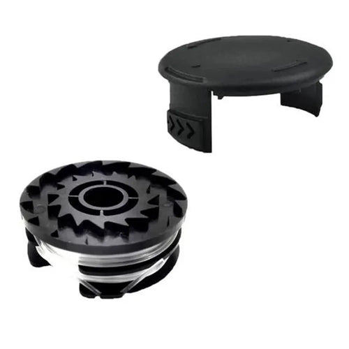 For Parkside Lawn Mower Replacement Spool + Spool Cap, TLP-01 / TLP-01-1 - 1