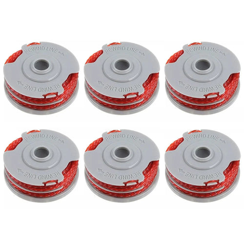 6Pcs Replacement Spools for Flymo Contour 500XT / Power Trim 500XT Lawn Mower Wire Reels, FLY021 / 513937190 - 1