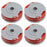 4Pcs Grass Trimmer Line Spools for Flymo Lawn Mower Wire Reels, FLY021 / 513937190 - 1