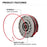 4Pcs Grass Trimmer Line Spools for Flymo Lawn Mower Wire Reels, FLY021 / 513937190 - 3
