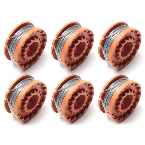 6Pcs For Spear and Jackson / Mac Allister / Qualcast / Worx Lawn Mower Nylon Rope Spool Replacement - 1