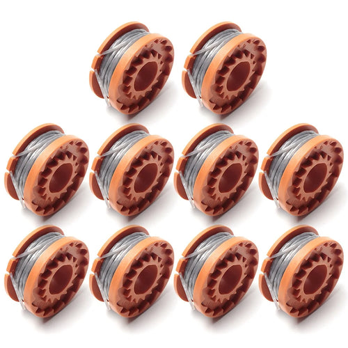 10Pcs For Spear and Jackson / Mac Allister / Qualcast / Worx Garden Lawn Mower Line Spool Spare Part - 1