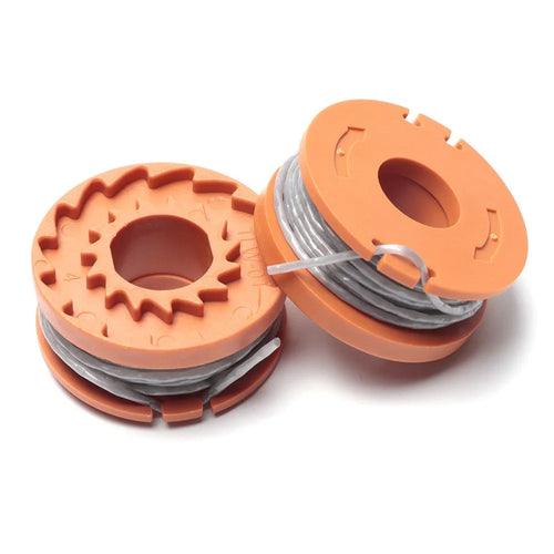2Pcs Nylon Rope Spool for Spear and Jackson / Mac Allister / Qualcast / Worx Lawn Mower Part - 1