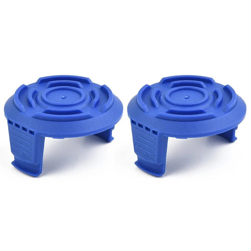 2 Pieces Lawn Mower Spool Caps TLW-01-1 for Spear & Jackson / Mac Allister / Qualcast / Worx - 1