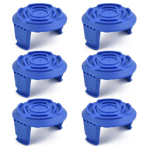 6PCS Lawn Mower Spool Caps TLW-01-1 for Spear & Jackson / Mac Allister / Qualcast / Worx - 1