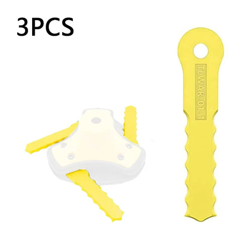 3PCS 70289-1 (TLWR-01-1) Cutter Blades for Weed Warrior Lawn Mower Replacement Parts - 1