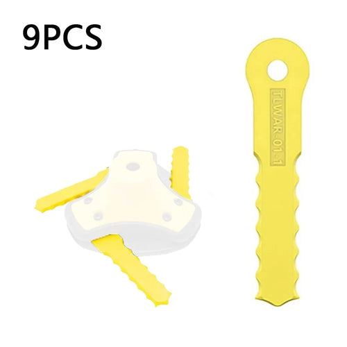 9Pcs 70289-1 Cutter Blades for Weed Warrior Lawn Mower Replacement Parts - 1