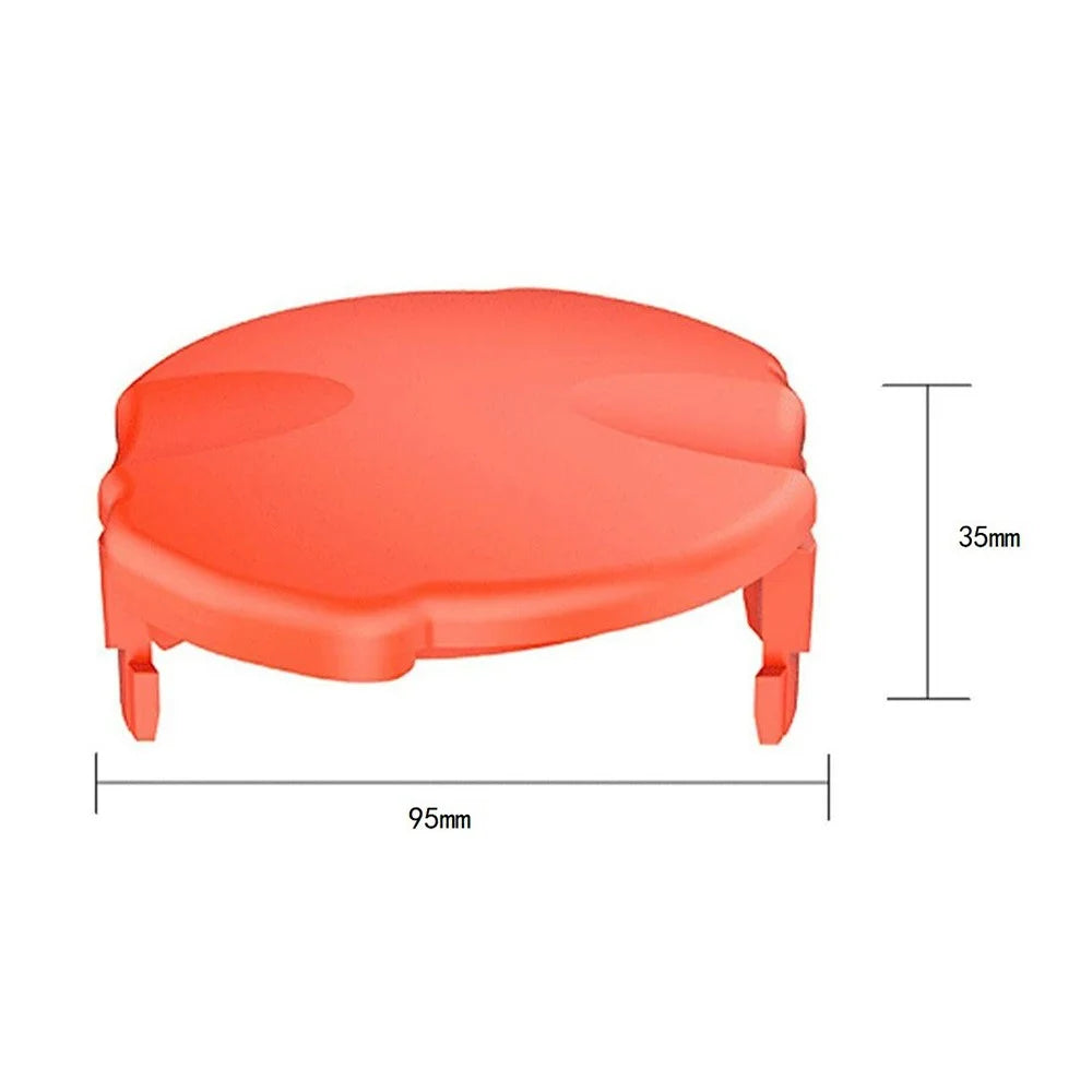 2Pcs Plastic Spool Caps for Flymo Lawn Mower Replacement Part, FLY060 / 505513590 - 7