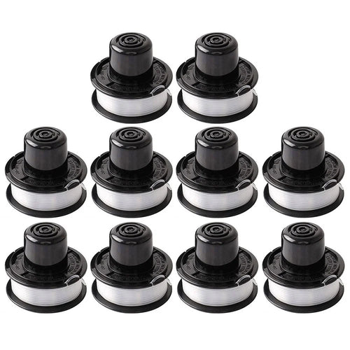 10Pcs For Black & Decker ST1000 / ST3000 / ST4000 / ST4500 Lawn Mower Nylon Rope Spools, RS-136-BKP - 1
