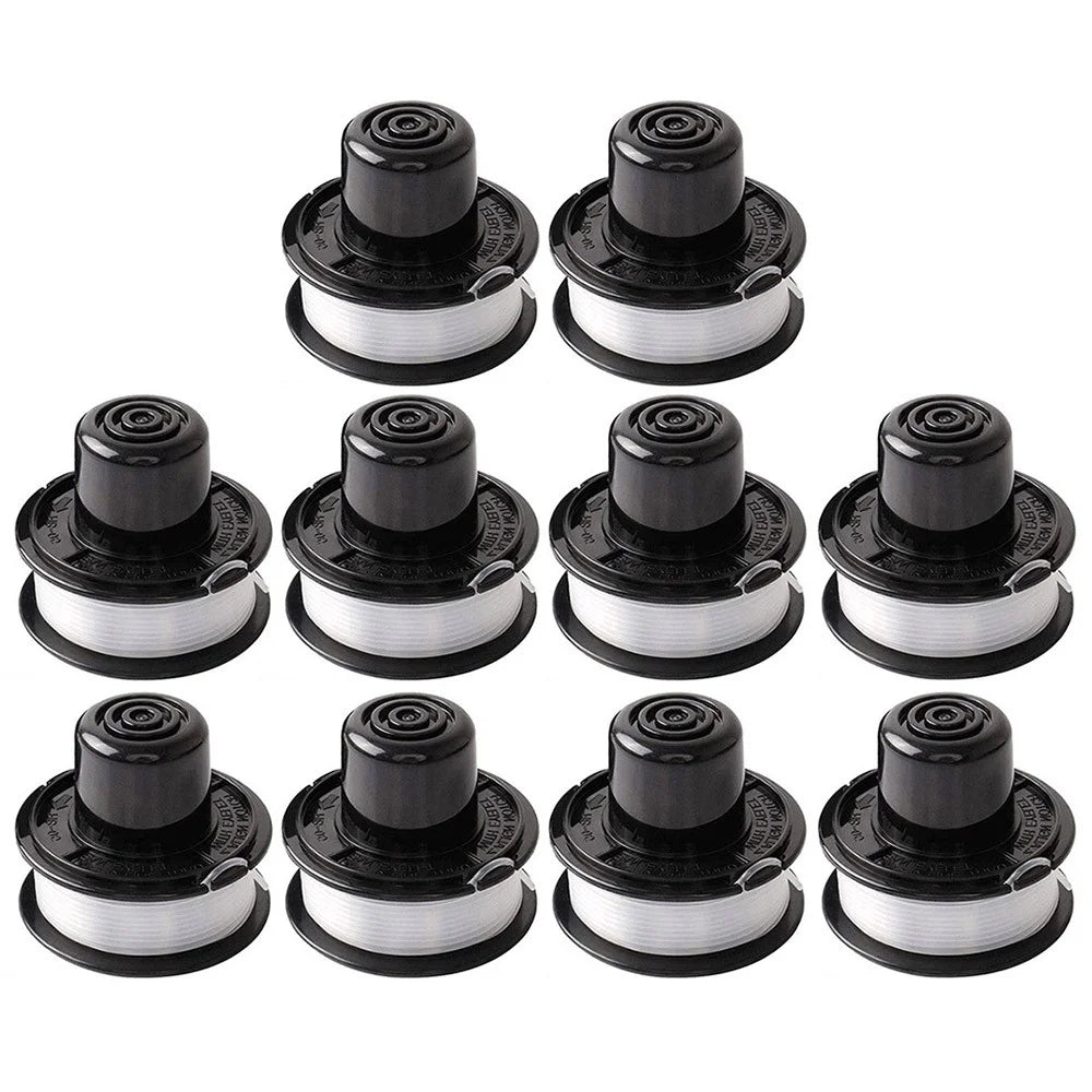 10Pcs For Black & Decker ST1000 / ST3000 / ST4000 / ST4500 Lawn Mower Nylon Rope Spools, RS-136-BKP - 1