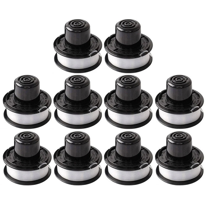 10Pcs For Black & Decker ST1000 / ST3000 / ST4000 / ST4500 Lawn Mower Nylon Rope Spools, RS-136-BKP - 1