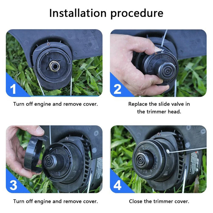 10Pcs For Black & Decker ST1000 / ST3000 / ST4000 / ST4500 Lawn Mower Nylon Rope Spools, RS-136-BKP - 5